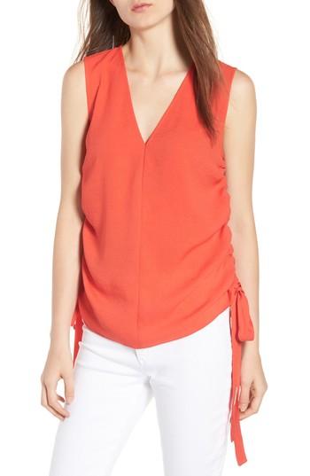 Women's Trouve Side Cinch Tank, Size - Red