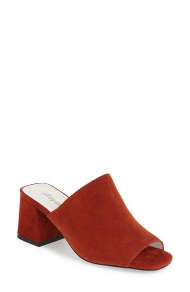 Women's Jeffrey Campbell 'perpetua' Open Toe Mule M - Orange