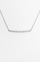Women's Bony Levy Stick Pave Diamond Bar Necklace (nordstrom Exclusive)