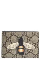 Men's Gucci Bestiary Bee Wallet - Black
