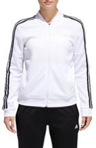 Women's Adidas Tricot Snap It Track Jacket - White