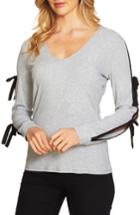 Women's Cece V-neck Ribbed Knit Top