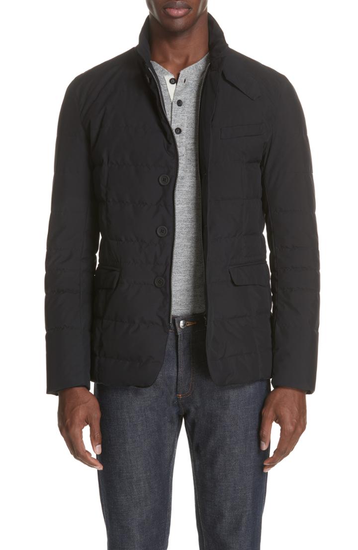 Men's Herno Gore-tex Windstopper Down Jacket Eu - Black