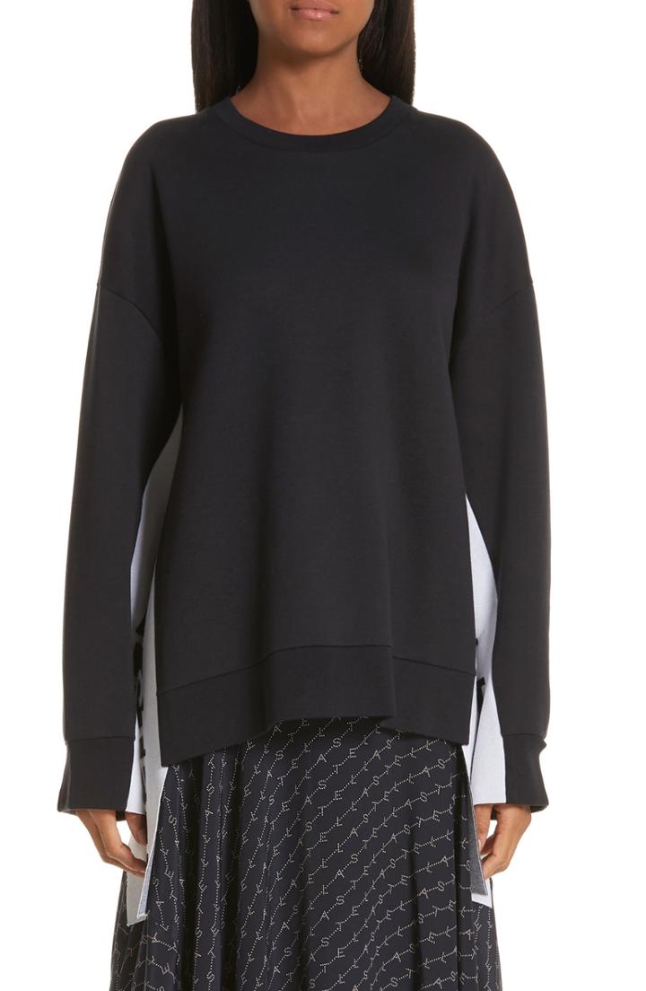 Women's Stella Mccartney Logo Stripe Sweater