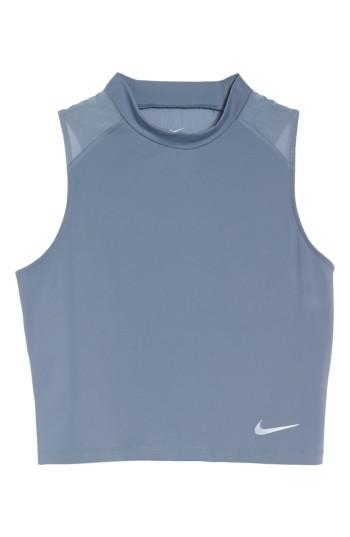 Women's Nike Power Crop Top - Blue