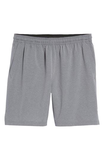 Men's Zella Graphite Perforated Shorts - Grey