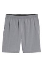 Men's Zella Graphite Perforated Shorts - Grey