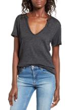 Women's Pst By Project Social T Raw Edge Tee - Black