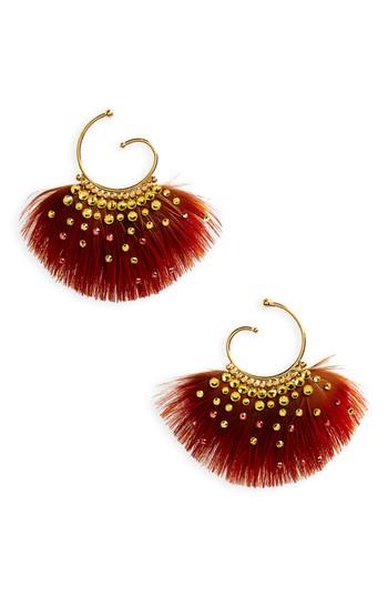 Women's Gas Bijoux Buzios Small Feather Earrings