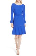 Women's Boss Henryke Rivet Crepe Dress - Blue