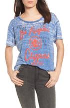Women's Junk Food Nba Los Angeles Clippers Burnout Tee