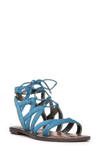 Women's Sam Edelman Gemma Lace-up Sandal M - Blue