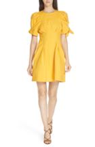 Women's Sea Lennox Puff Sleeve Minidress - Yellow