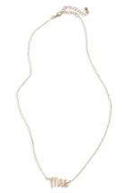 Women's Girly Mrs Charm Necklace