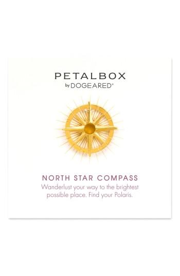 Women's Dogeared Petalbox North Star Compass Pendant Necklace (nordstrom Exclusive)