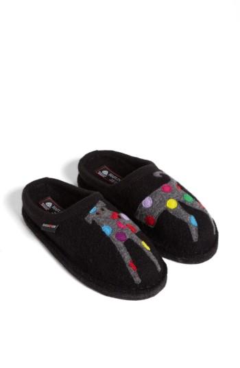 Women's Haflinger 'dog' Slipper Us / 38eu - Black