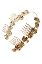 Leith Floral Wreath Headband, Size - Metallic