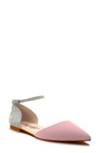 Women's Shoes Of Prey D'orsay Flat .5 B - Blue