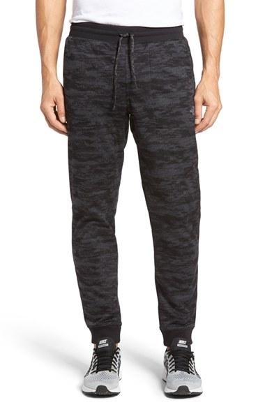 Men's The North Face 'ampere Litho' Camouflage Fleece Pants