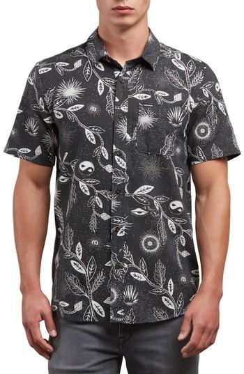 Men's Volcom Broha Woven Shirt - Black