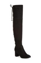 Women's Charles By Charles David Ollie Over The Knee Boot .5 M - Black