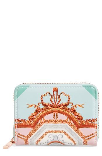 Women's Ted Baker London Charlen Versaillles Leather Zip Coin Purse - Green
