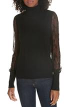 Women's Equipment Sid Silk & Wool Turtleneck Pullover - Black