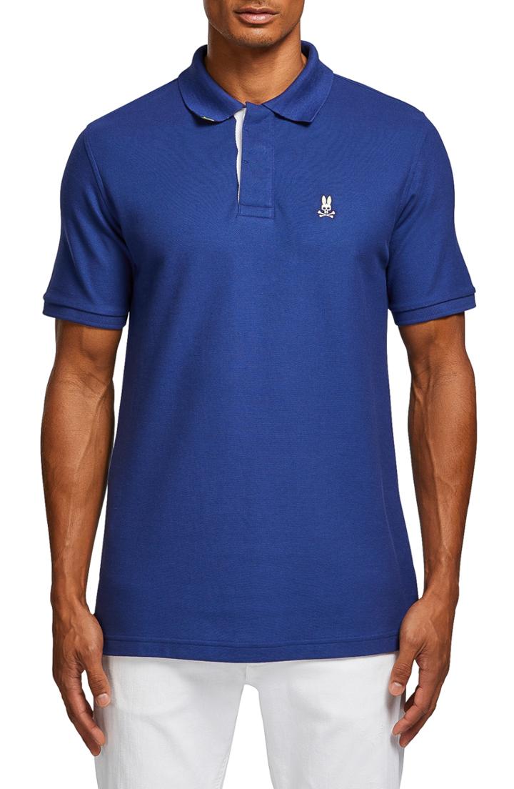 Men's Psycho Bunny Porthill Polo Shirt (xs) - Blue