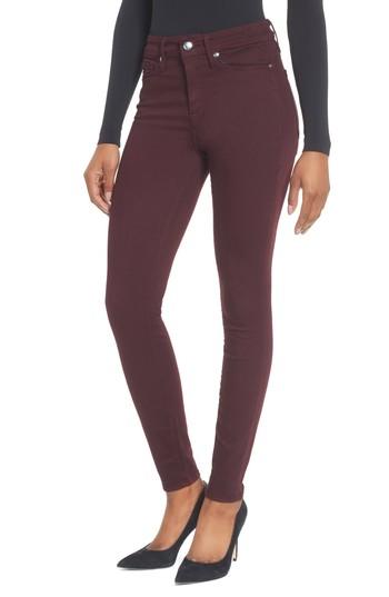 Women's Good American Good Legs High Waist Skinny Jeans - Red