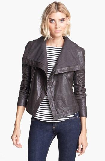 Veda 'max Classic' Leather Jacket