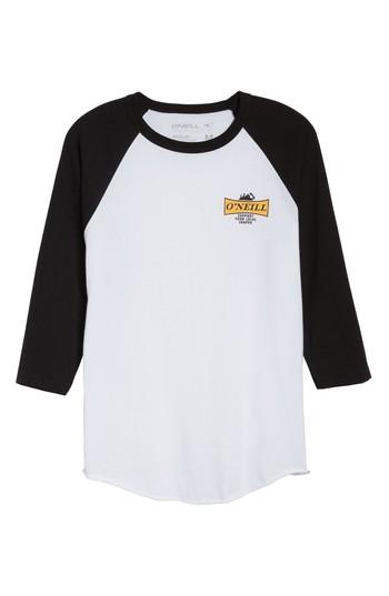 Men's O'neill Planer Raglan T-shirt, Size - White