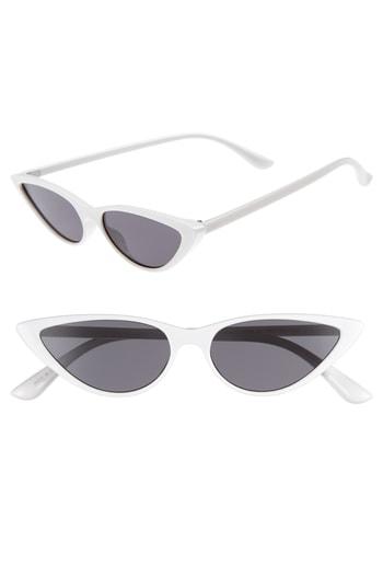 Women's Bp. 55mm Cat Eye Sunglasses - White