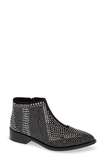 Women's Linea Paolo Bianka Studded Bootie M - Black