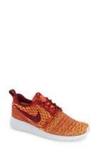 Women's Nike Flyknit Roshe Run Sneaker .5 M - Red