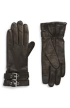 Women's Allsaints Buckled Leather Gloves