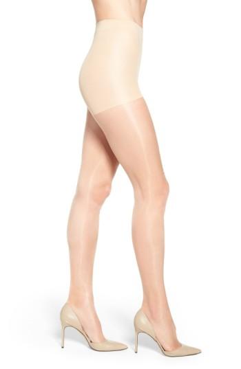 Women's Nordstrom 'gloss' Control Top Pantyhose, Size C - Beige