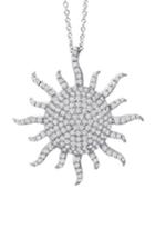 Women's Lafonn Simulated Diamond Sunburst Pendant Necklace