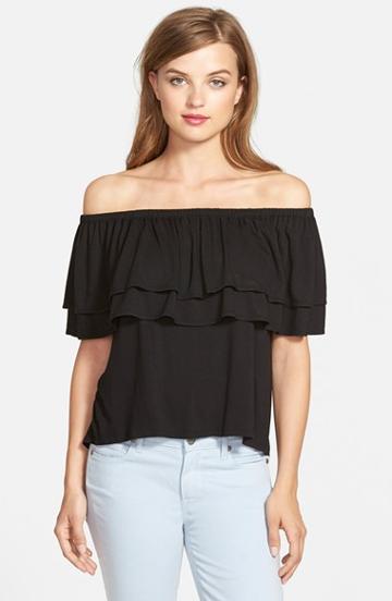 Women's Rebecca Minkoff 'dev' Off The Shoulder Top, Size