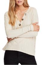 Women's Free People In The Mix Knit Top - Ivory