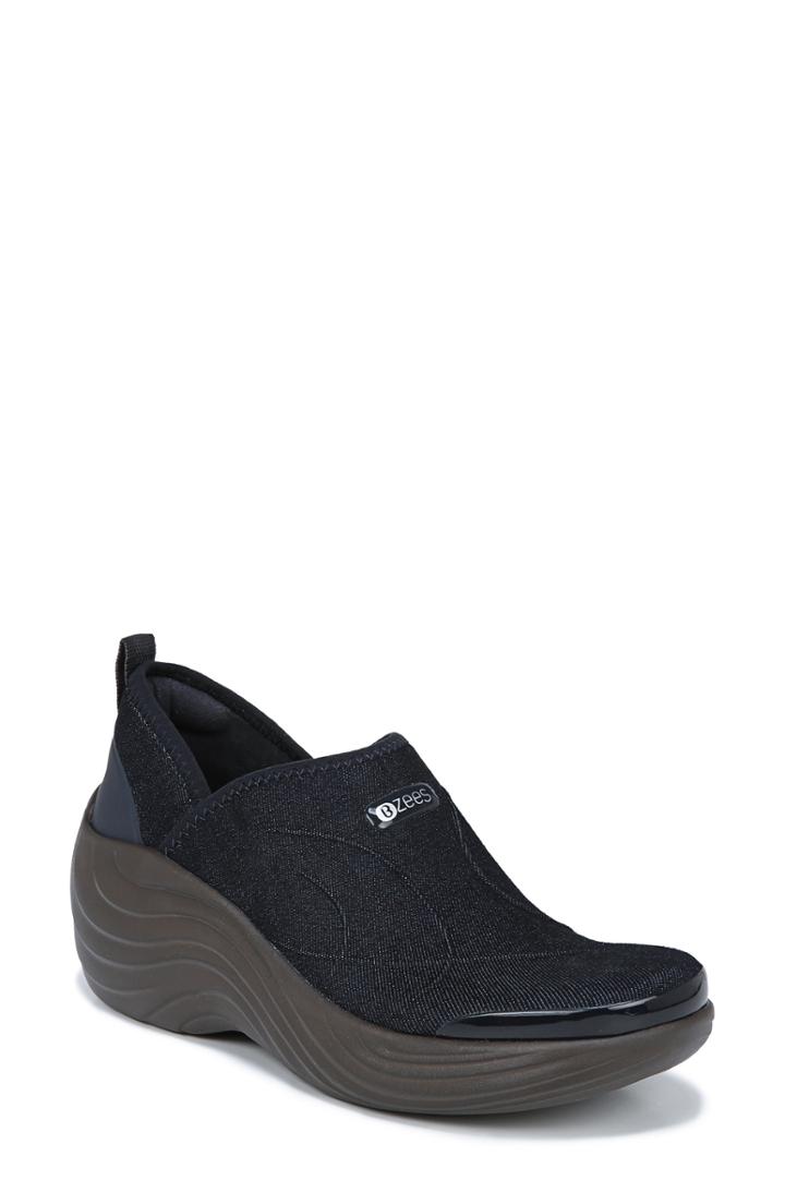Women's Bzees Zsa Zsa Wedge Sneaker .5 M - Blue