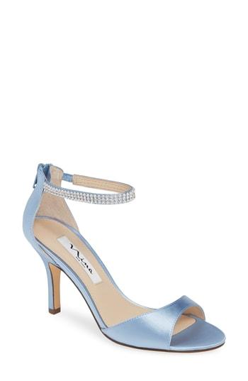 Women's Nina Volanda Ankle Strap Sandal M - Blue