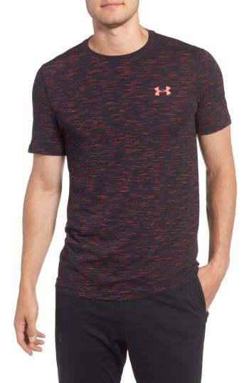 Men's Under Armour Threadborne Fit T-shirt, Size Large - Red