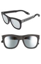 Men's Givenchy 52mm Gradient Lens Sunglasses - Black Silver