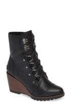 Women's Sorel After Hours Lace-up Waterproof Boot M - Black