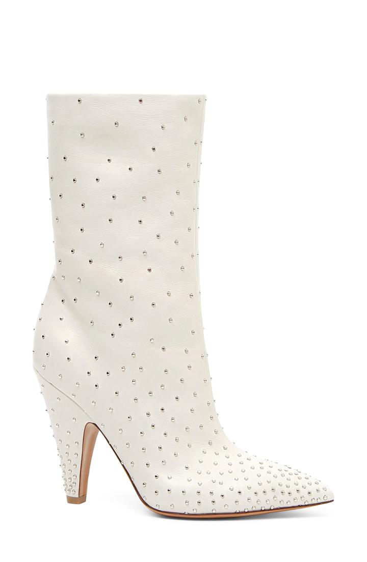 Women's Valentino Garavani Dewstuds Boot Us / 37eu - Ivory