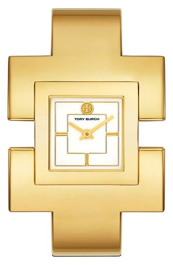 Women's Tory Burch T Bangle Bracelet Watch, 25mm X 25mm