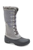 Women's The North Face Shellista Iii Tall Waterproof Insulated Winter Boot M - Grey