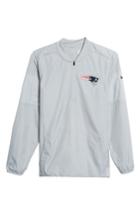 Men's Nike Lockdown New England Patriots Pullover Jacket - Grey