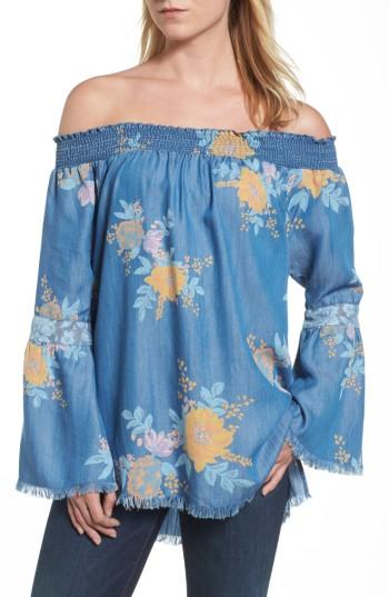 Women's Billy T Floral Off The Shoulder Top