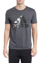 Men's Adidas Bos Split T-shirt - Grey